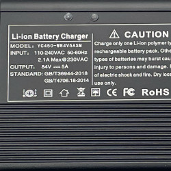 Chargeur 84 V pour gyroroue Kingsong KS-S16