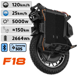Einräder Kingsong KS-F18 - 5000 W / 2664 Wh (City)