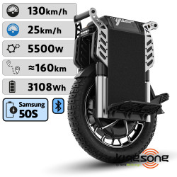 Gyroroue Kingsong KS-F22 Pro - 176 V / 3108 Wh (City)
