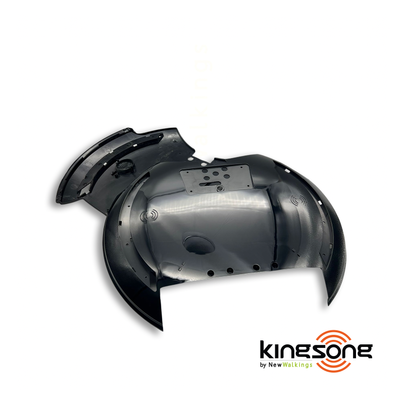 Pair of black outer shells for electric unicycle Kingsong KS14S